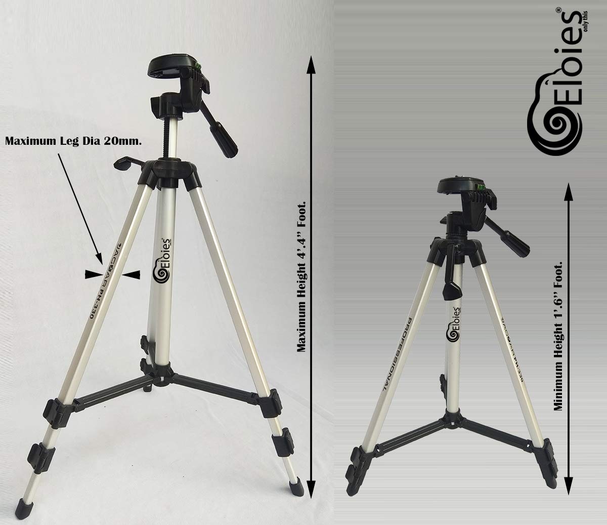 tripod for mobile 6 feet